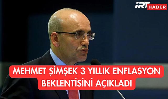 Mehmet Şimşek 3 Yıllık Enflasyon Beklentisini Açıkladı: 2027'de Tek Hane Hedefi