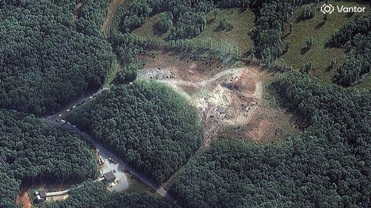 ABD'deki patlamanın boyutu uydu imajlarında