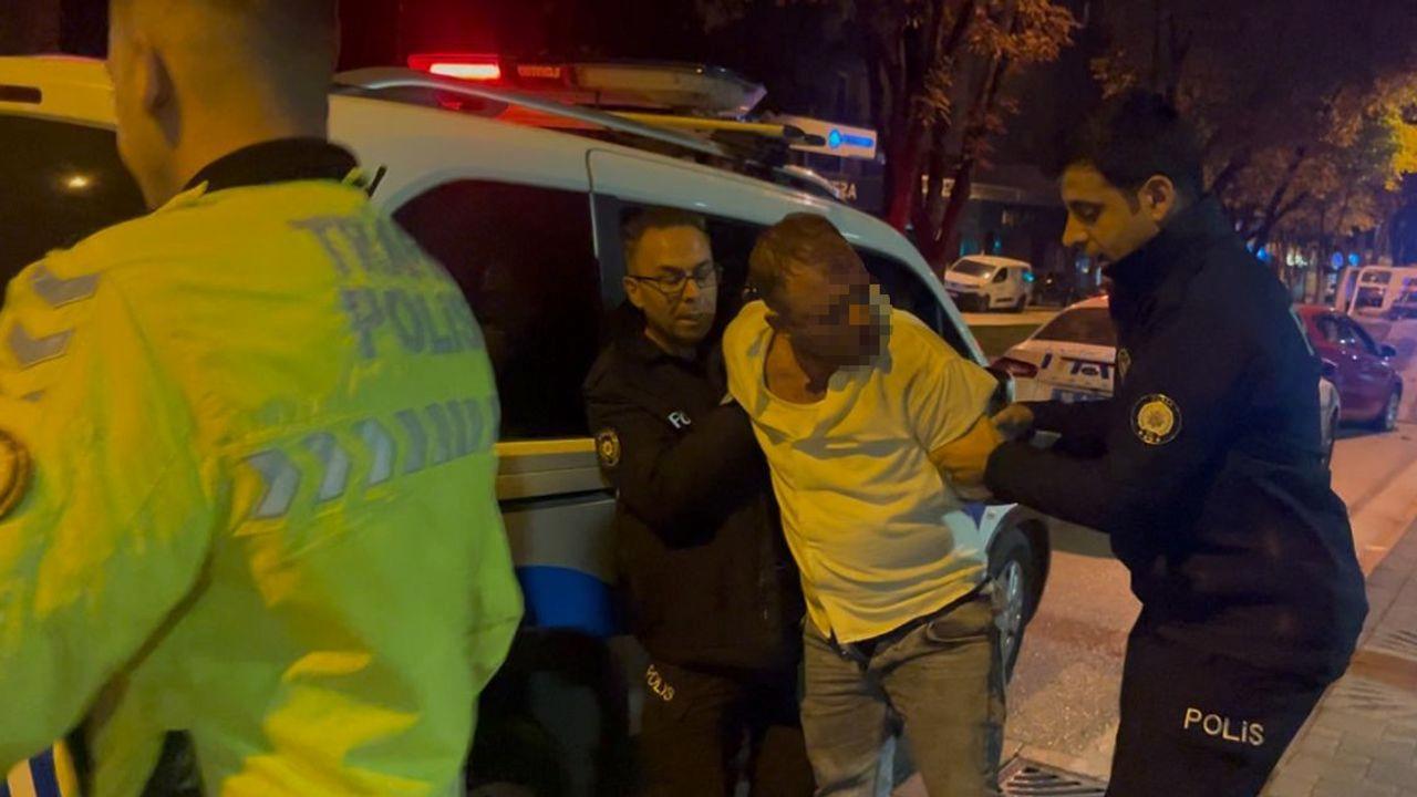 Alkollü sürücü patlak lastikle kaçtı, polisi peşinde pervane etti: