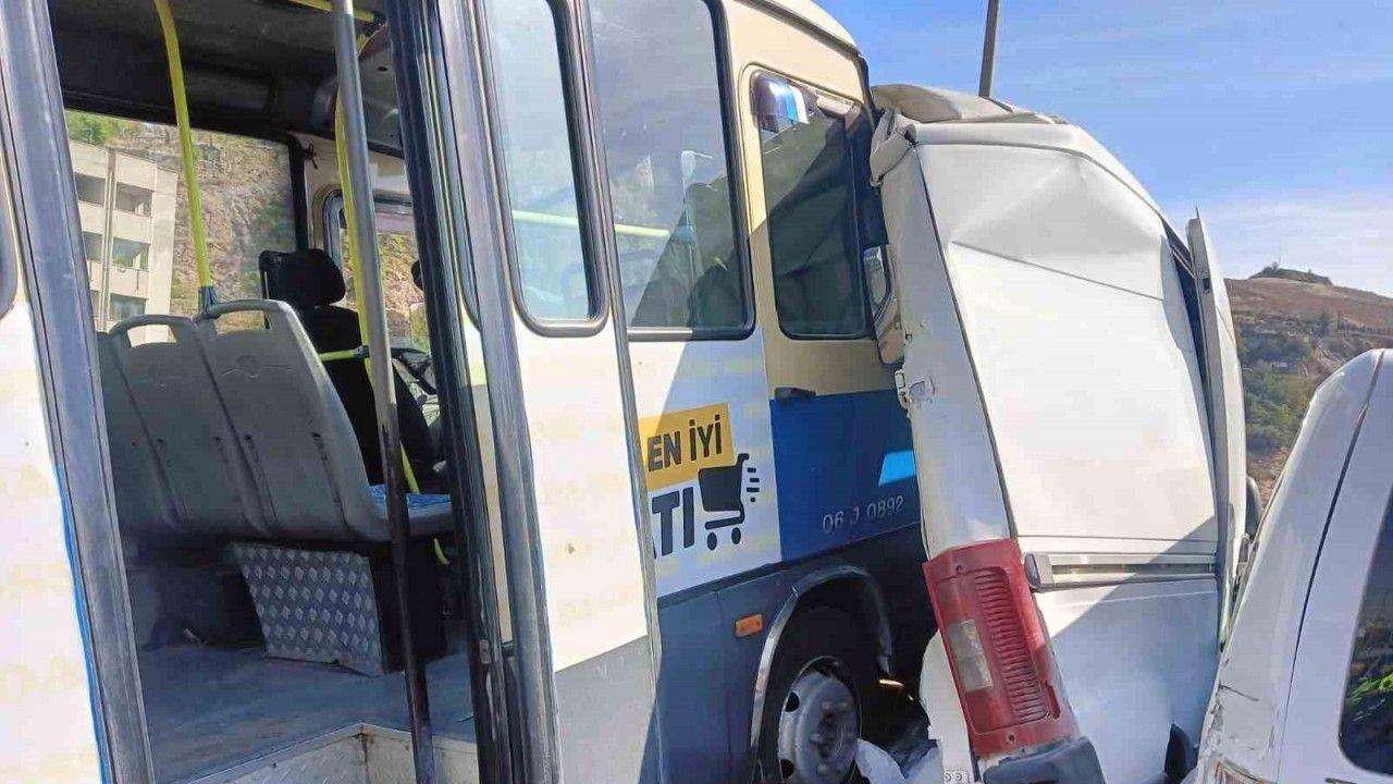 Ankara’da zincirleme kazada 6 araç birbirine girdi: 6 yaralı