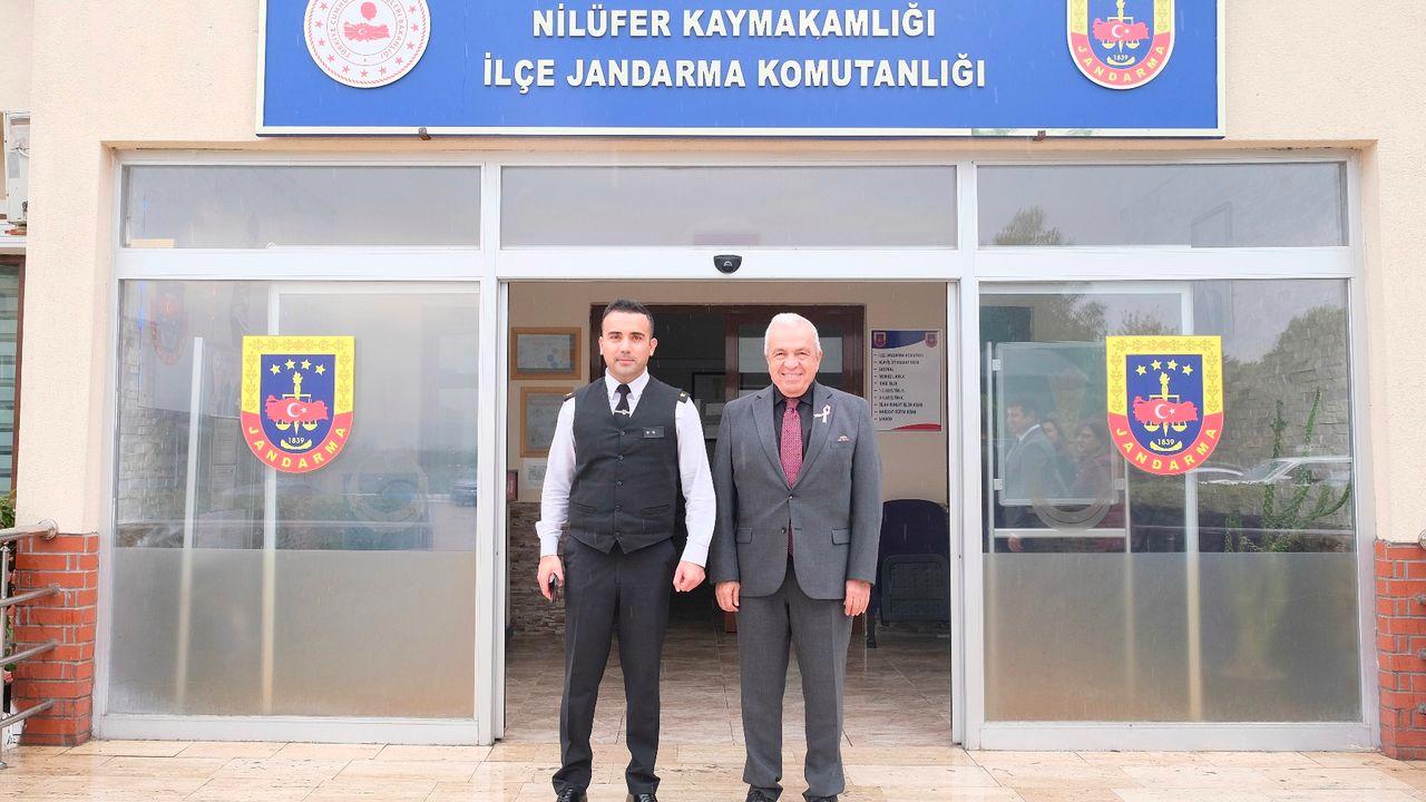 Başkan Şadi Özdemir’den Üsteğmen Önderışık’a hayırlı olsun ziyareti