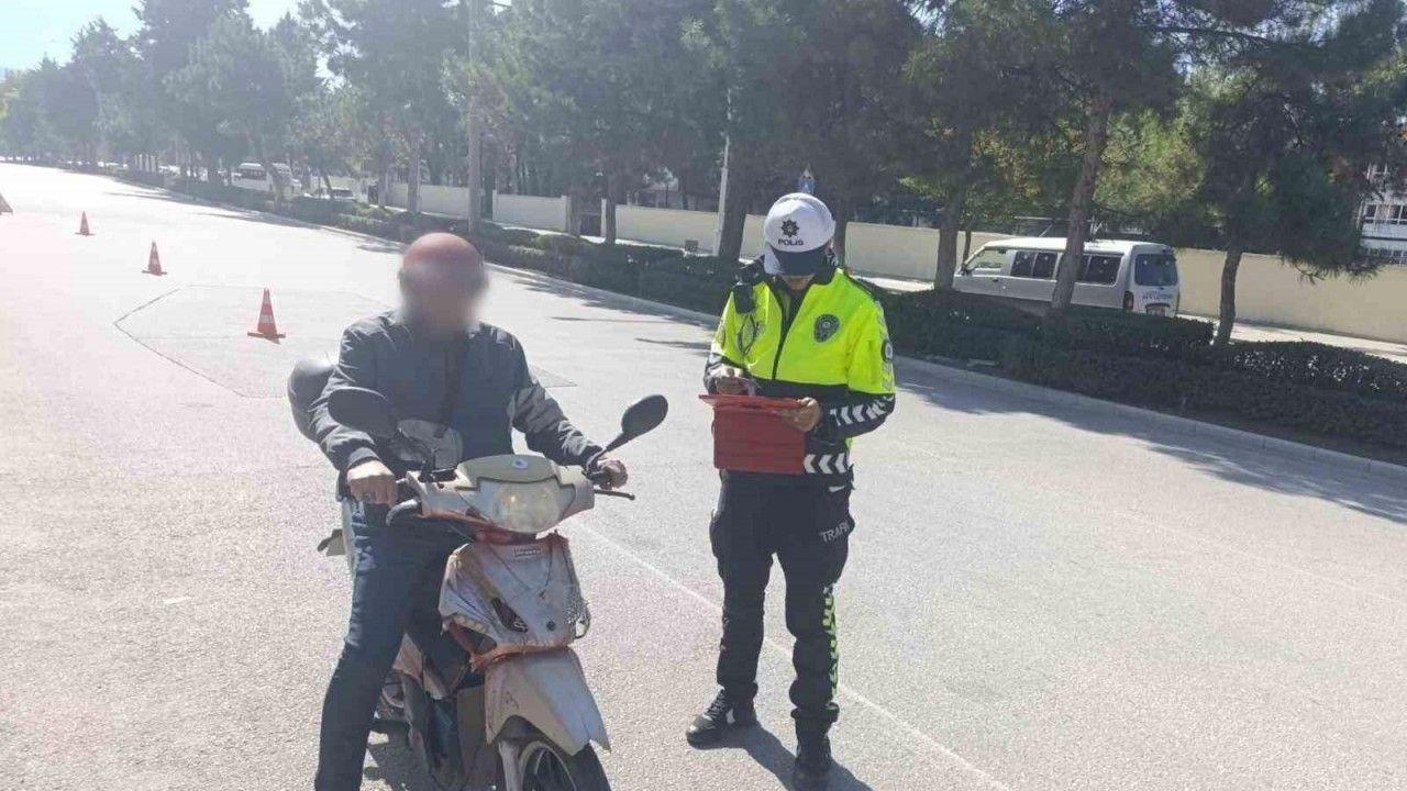 Burdur’da motosiklet kontrolleri