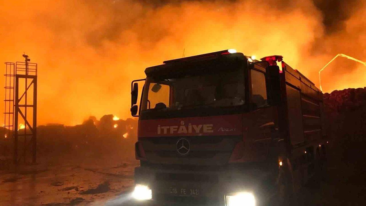 Bursa İtfaiyesi Eylül'de 112 yangına müdahale etti
