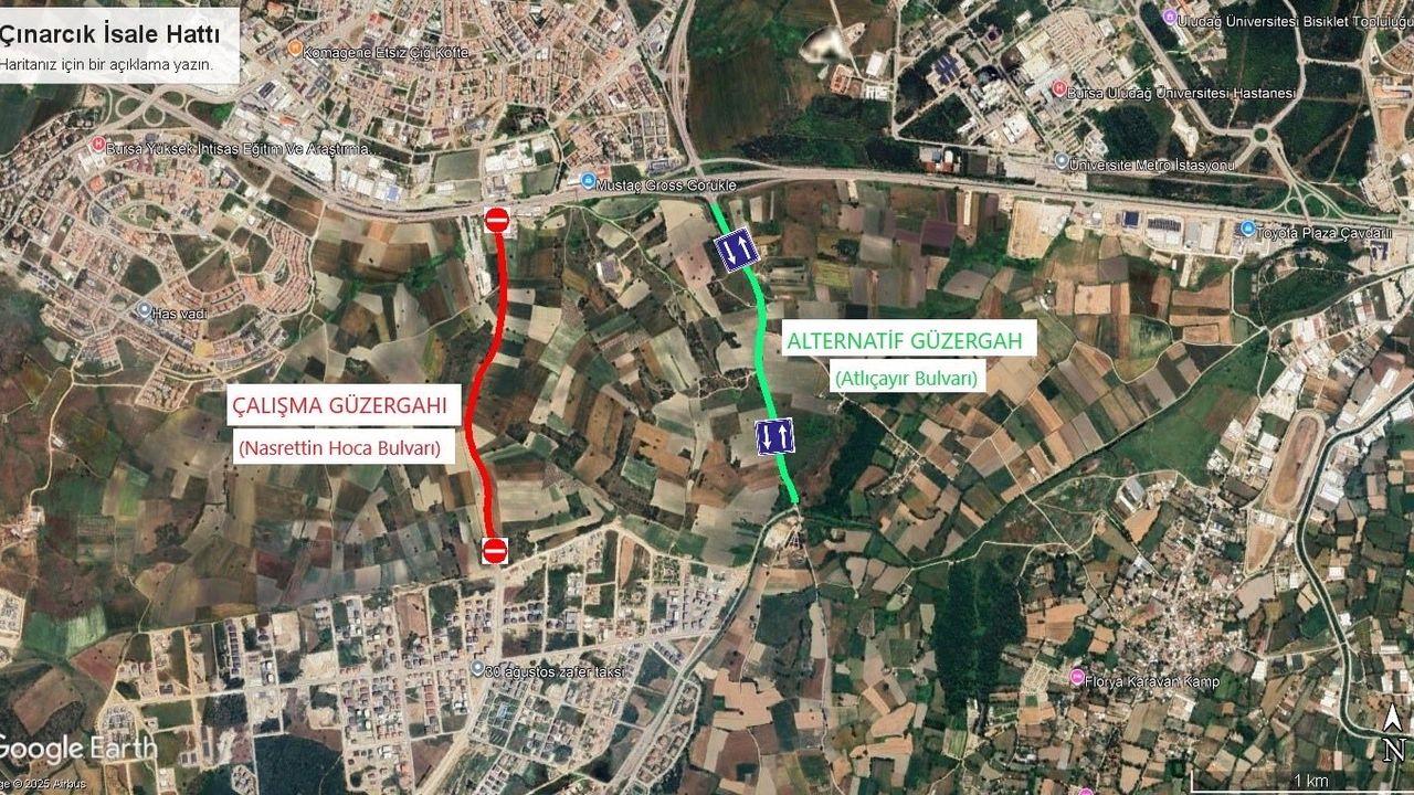 Bursa'da bir ay sürecek trafik düzenlemesi