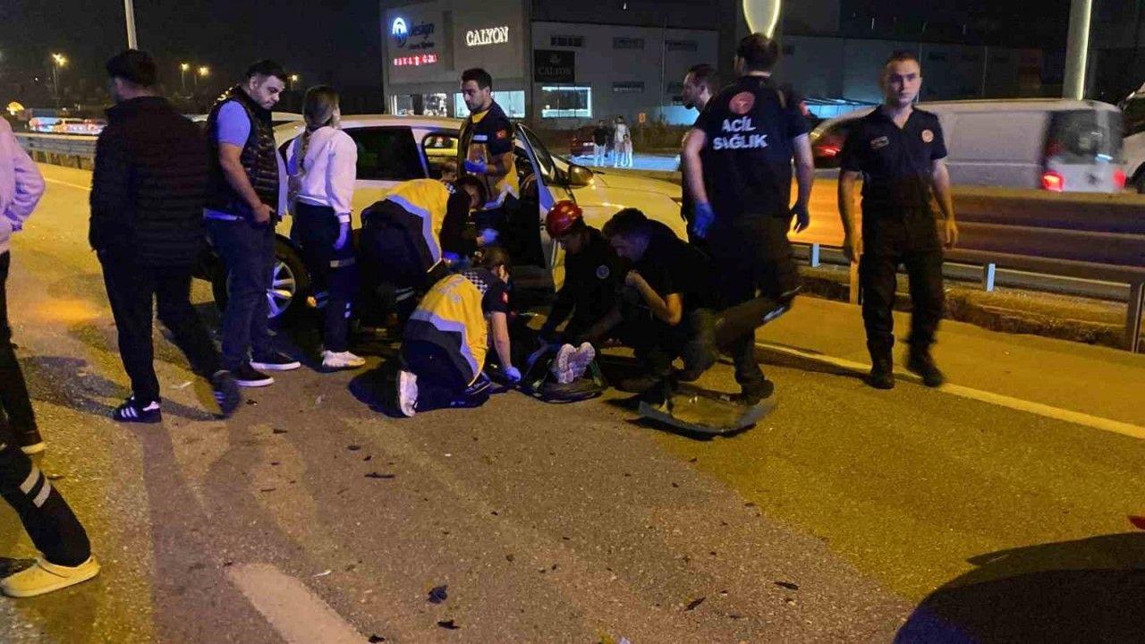 Bursa’da zincirleme kaza: 5 araç birbirine girdi, 3 kişi yaralandı