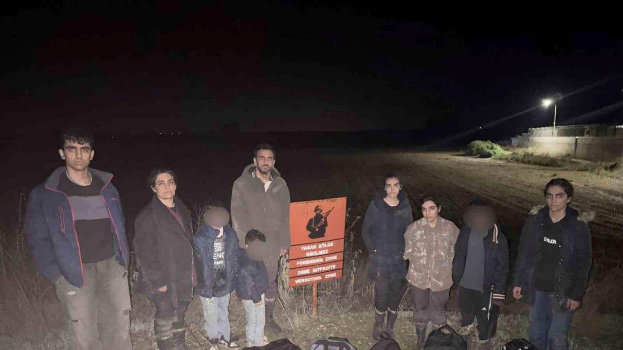 Edirne’de 16 sistemsiz kaçak göçmen yakalandı