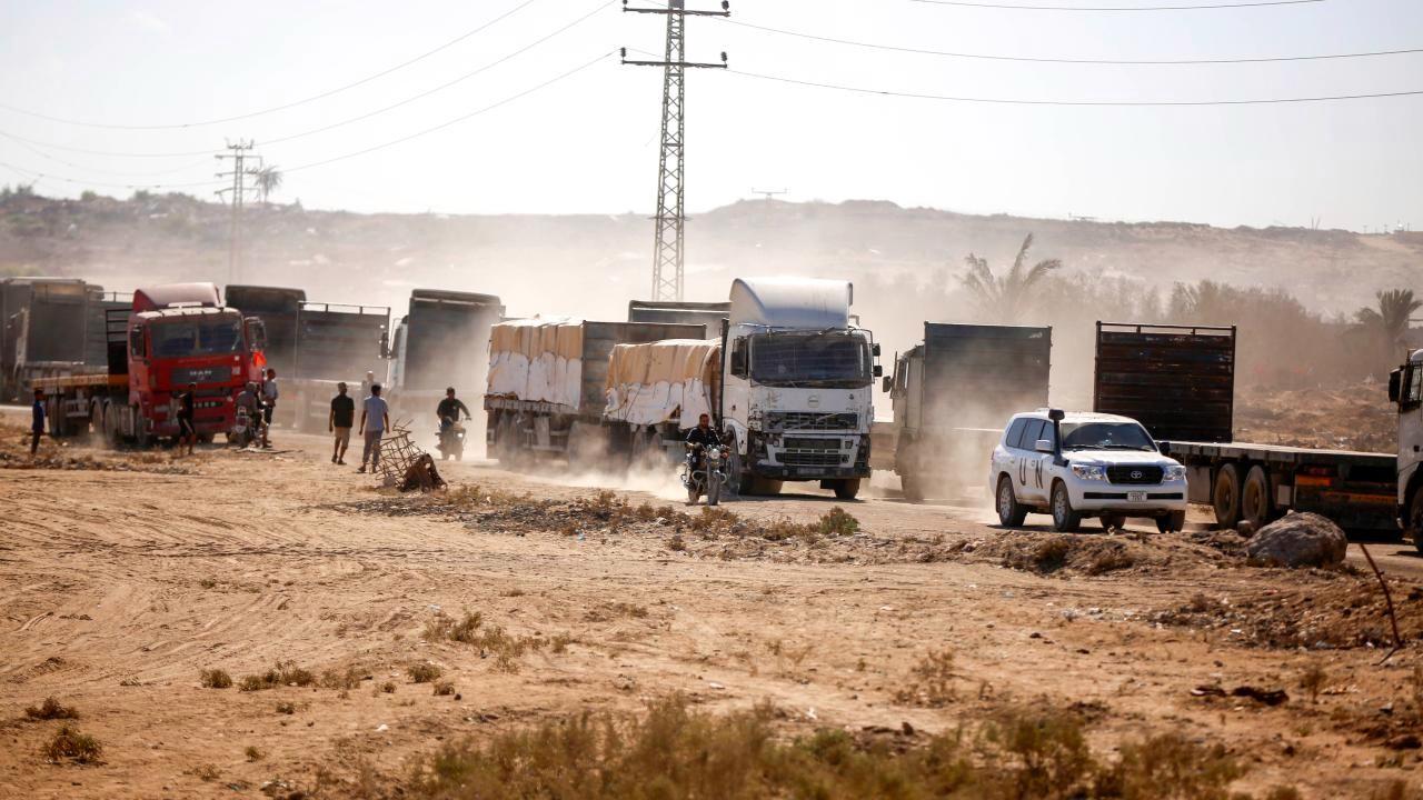 Gazze Şeridi'ne 15 Ekim'de yalnızca 480 yardım tırı girdi