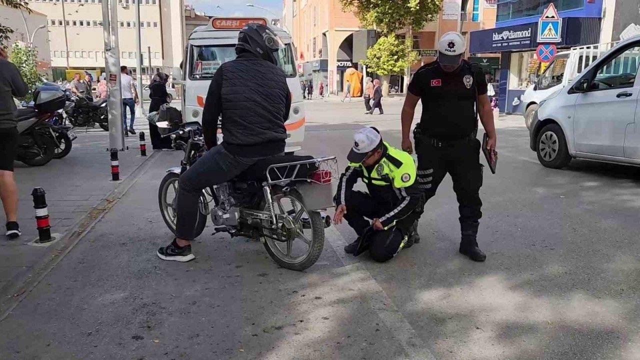 Karaman’da motosiklet kontrollerinde 159 şoföre ceza kesildi