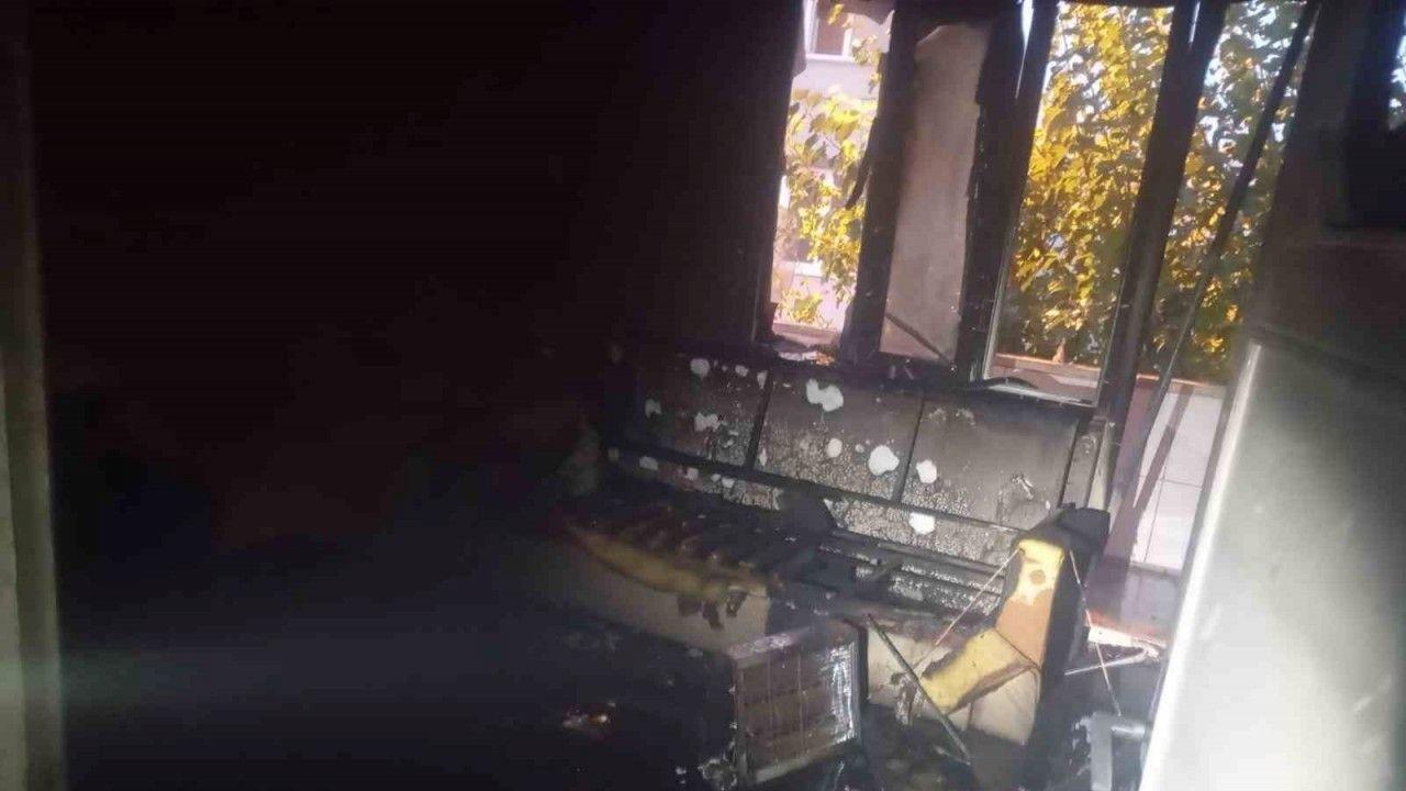 Susurluk’ta mesken yangını: 1 kişi dumandan etkilendi