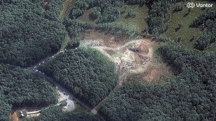 ABD'deki patlamanın boyutu uydu imajlarında