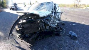 Adıyaman’da feci kaza: 1 polis, 1 muhtar ağır yaralı