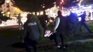 Aksaray’da eski-yeni sevgili kavgası: Hareketli dakikalar kamerada