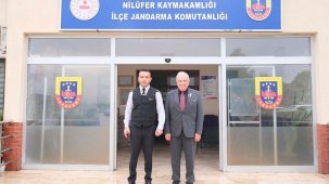 Başkan Şadi Özdemir’den Üsteğmen Önderışık’a hayırlı olsun ziyareti