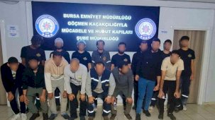 Bursa’da kaçak göçmen operasyonu