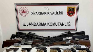 Diyarbakır’da ruhsatsız silah operasyonu