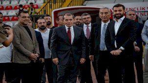 Dursun Özbek Mardin 1969 Spor'u Ziyaret Etti