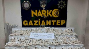 Gaziantep’te 510 bin adet uyuşturucu hap ele geçirildi: 1 şahıs tutuklandı