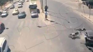 Gaziantep’te feci motosiklet kazaları kamerada