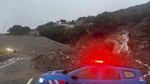 Gökçeada’da sele teslim olan bölgeler dron ile görüntülendi