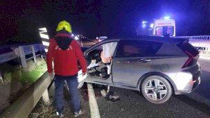 Havran’da otomobil ile motosiklet çarpıştı: 1 yaralı