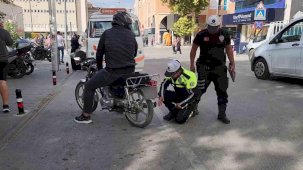 Karaman’da motosiklet kontrollerinde 159 şoföre ceza kesildi