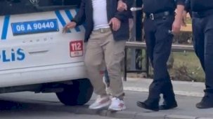 Kendisini polis olarak tanıtıp saldırgan tavırlar sergileyen alkollü şahıs gözaltına alındı