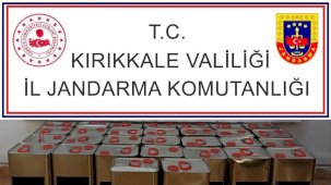Kırıkkale’de kargo şubesinde 170 litre kaçak alkol ele geçirildi