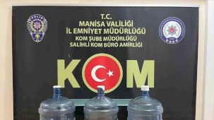 Manisa’da kaçak alkol operasyonu