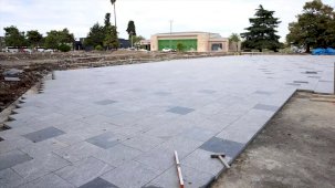 Samsun Valilik Meydanı'nda Düzenleme Çalışmaları