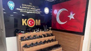 Şanlıurfa’da 37 ruhsatsız silah ele geçirildi: 3 gözaltı