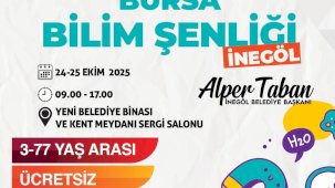 TÜBİTAK Bursa Bilim Şenliği İnegöl’de