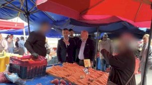 Vatandaş şikayet etti, kayıtsız kalmayan belediye başkanı pazarcılara sert tepki gösterdi