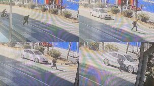 Yaya geçidinde çocuğa araba çarptı