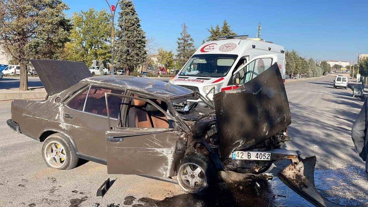 Takla atan Tofaş hurdaya dönerken şoförü vefattan döndü