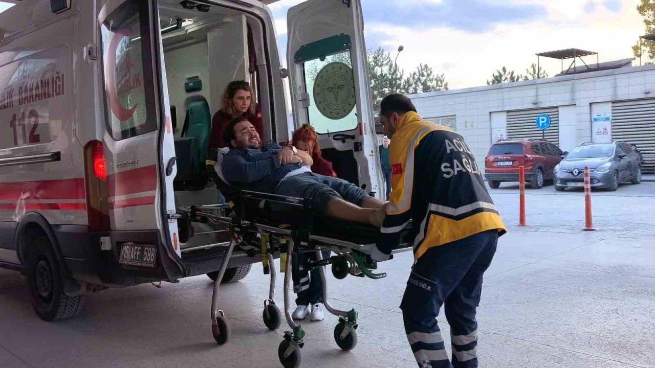 600 kiloluk demir silindirin altında kaldı