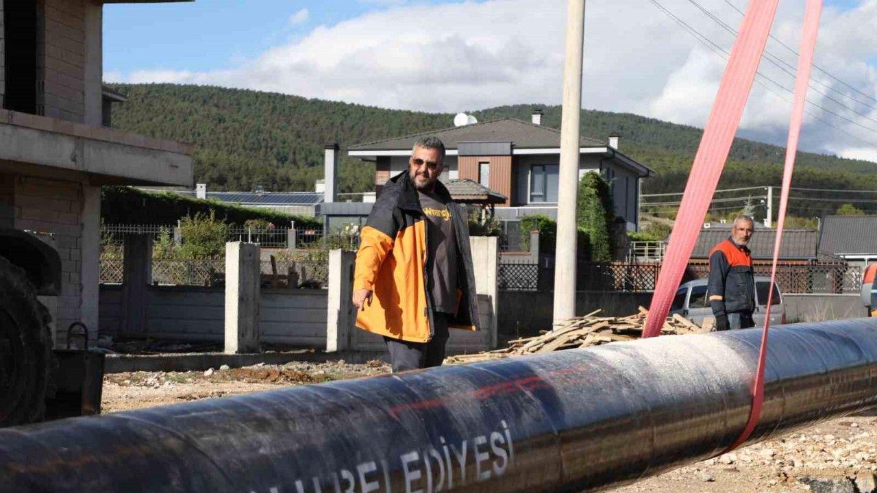 Bolu’da su kesintisine yol açan alt yapı sorunu düzeltiliyor