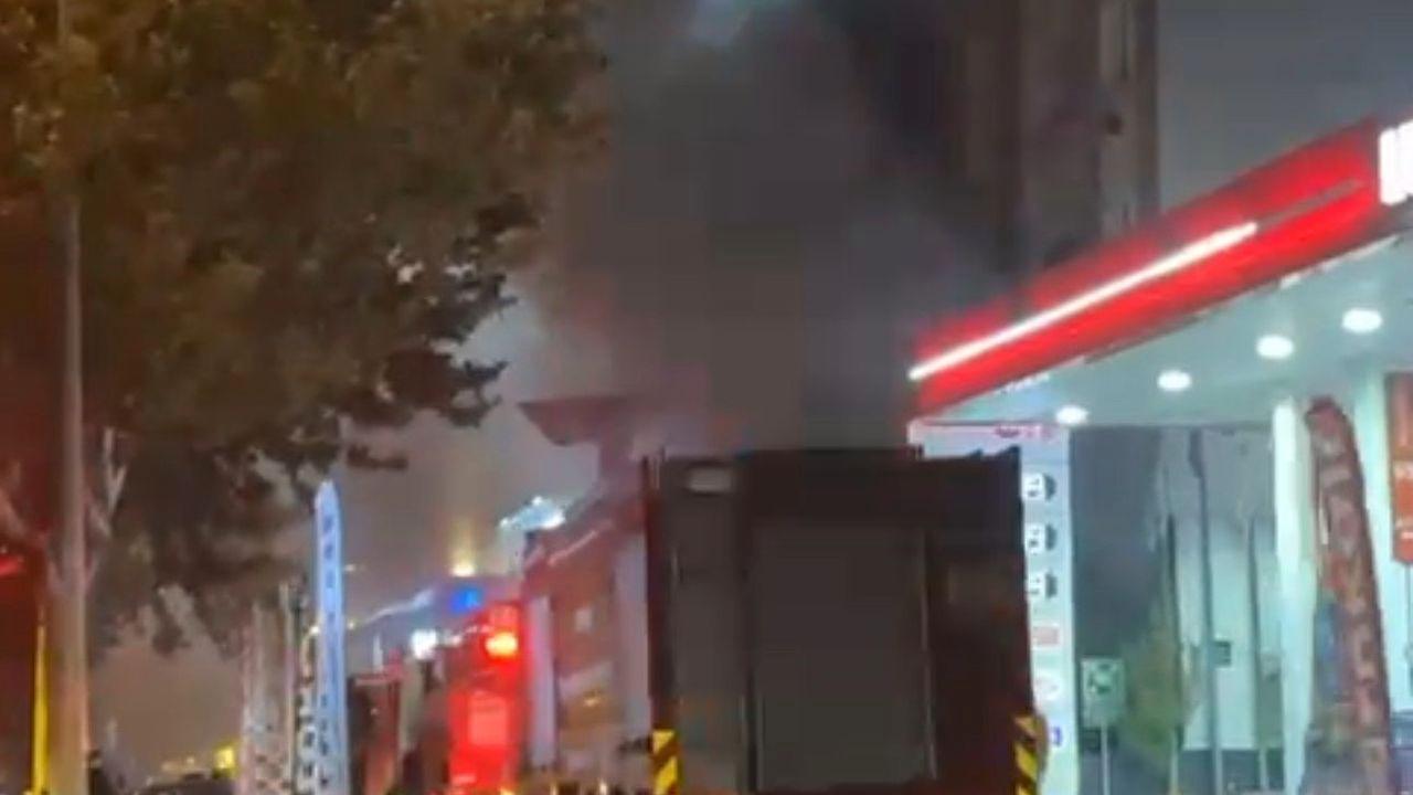 Bursa'da korkutan yangın: Alevler akaryakıt istasyonuna sıçramadan söndürüldü