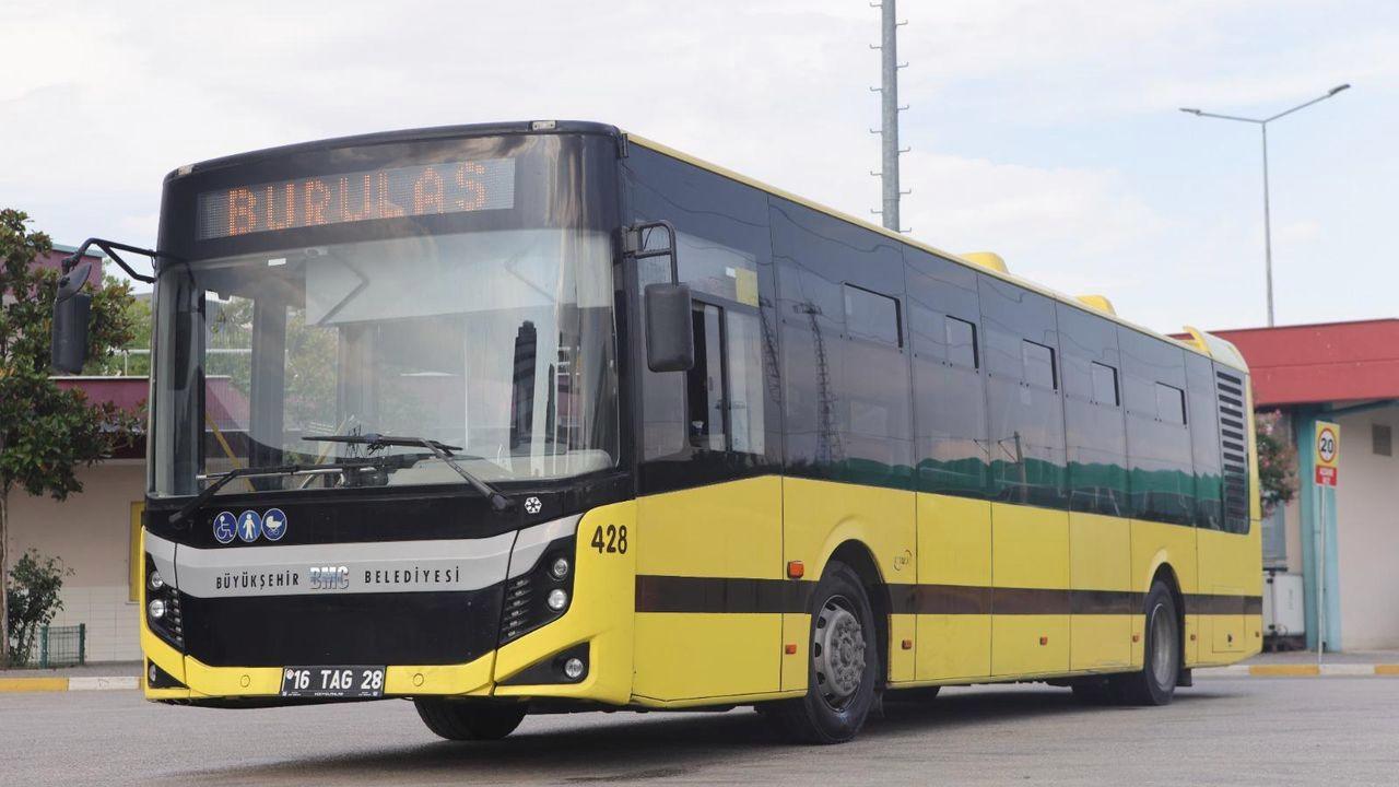 Bursa'da otobüs güzergahları değişti!