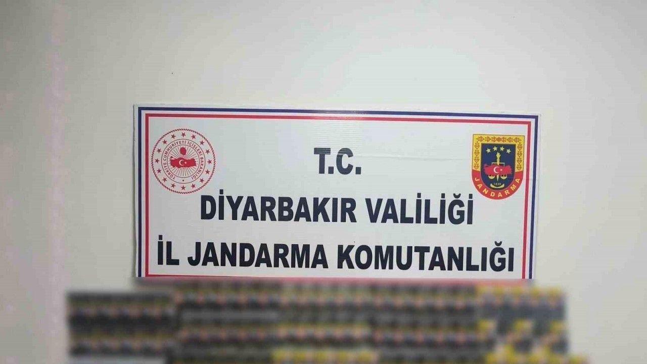 Diyarbakır’da kaçakçılık operasyonları: 10 bin dolu makaron, 3 bin paket sigara ele geçirildi
