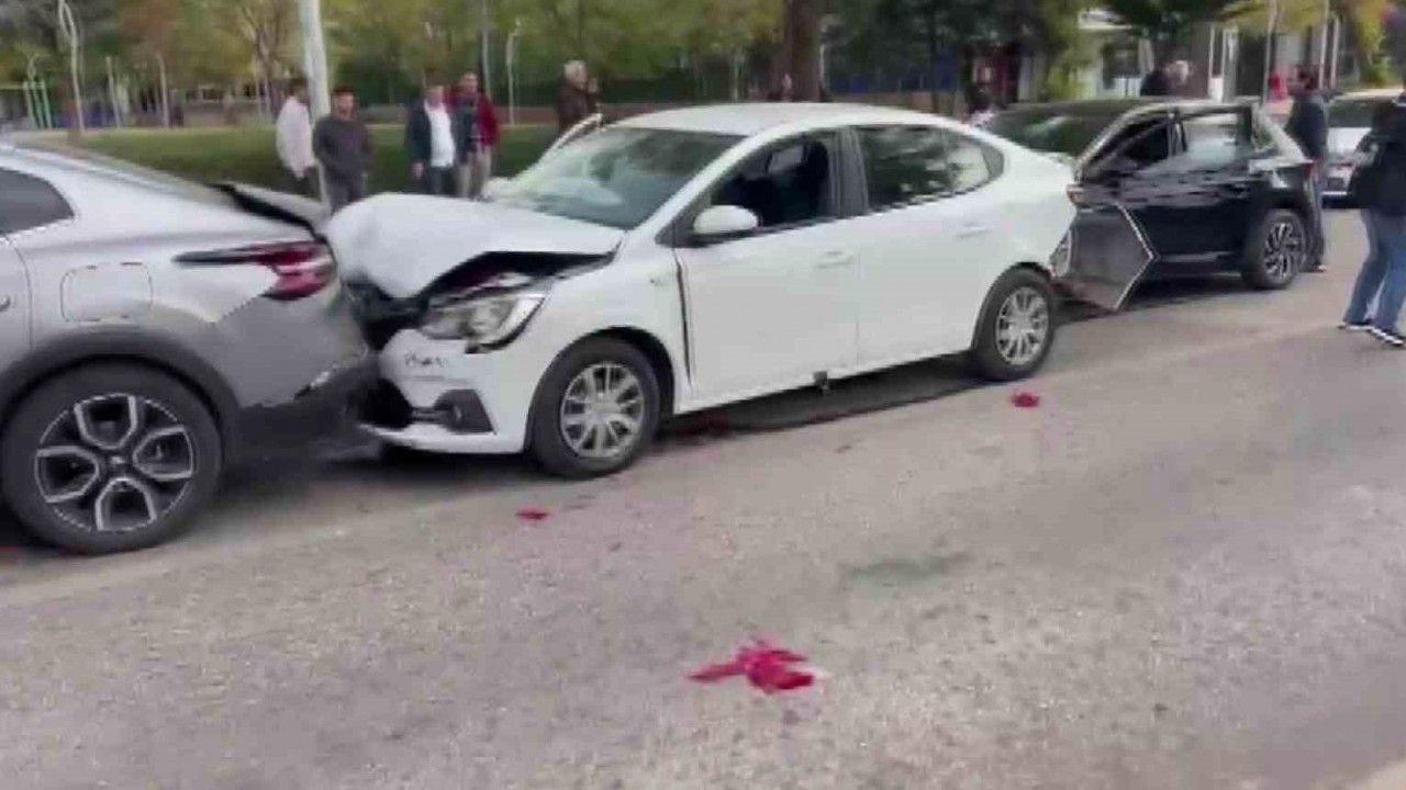 Diyarbakır’da zincirleme kaza: 4 yaralı