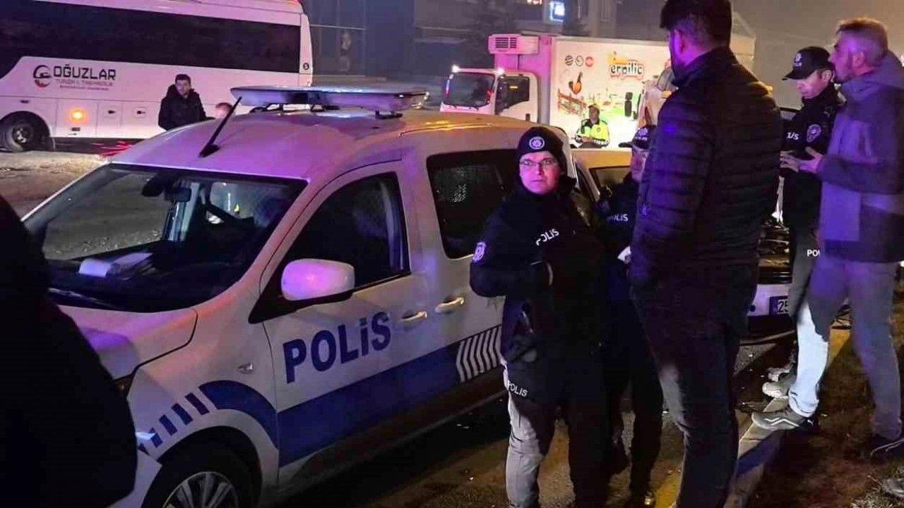 Erzurum’da zincirleme kaza: 6 yaralı