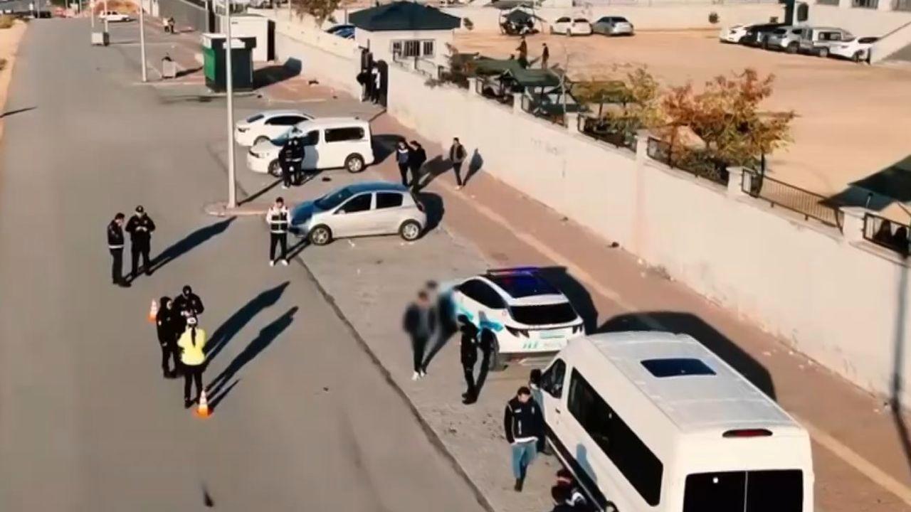 Gaziantep’te okul çevrelerinde dron destekli huzur uygulaması