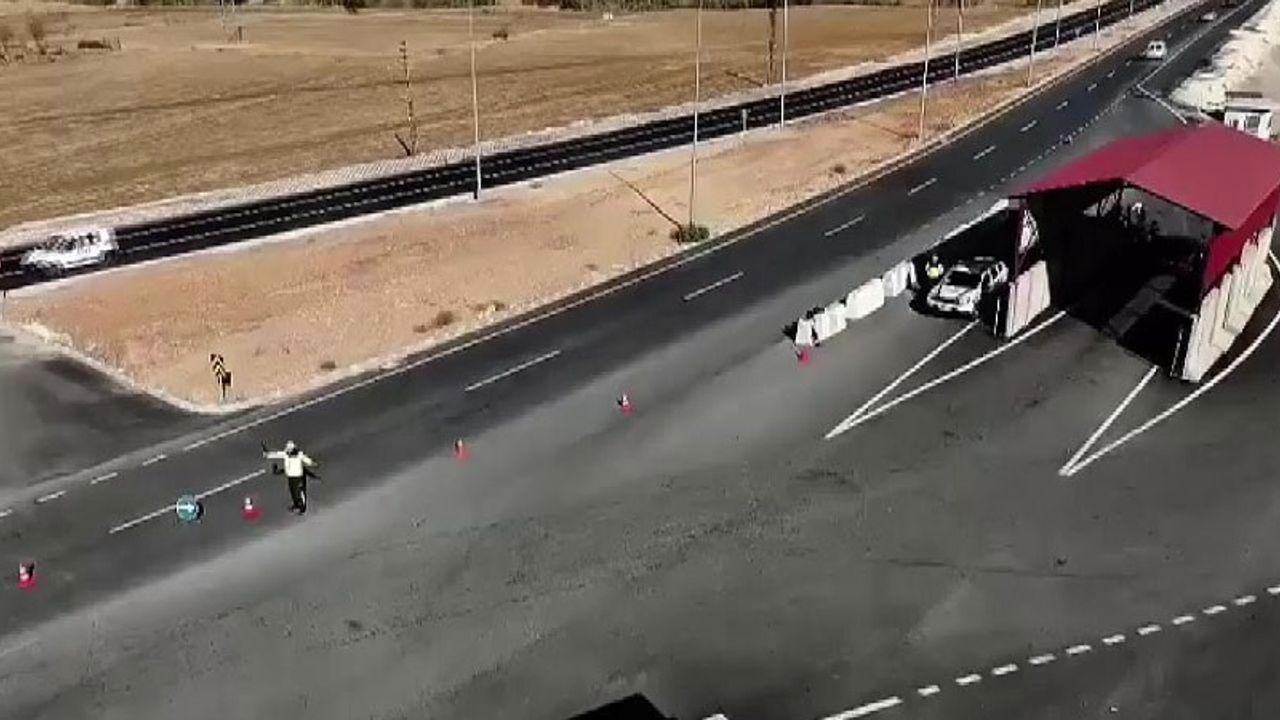 Gercüş’te dron destekli trafik denetimi