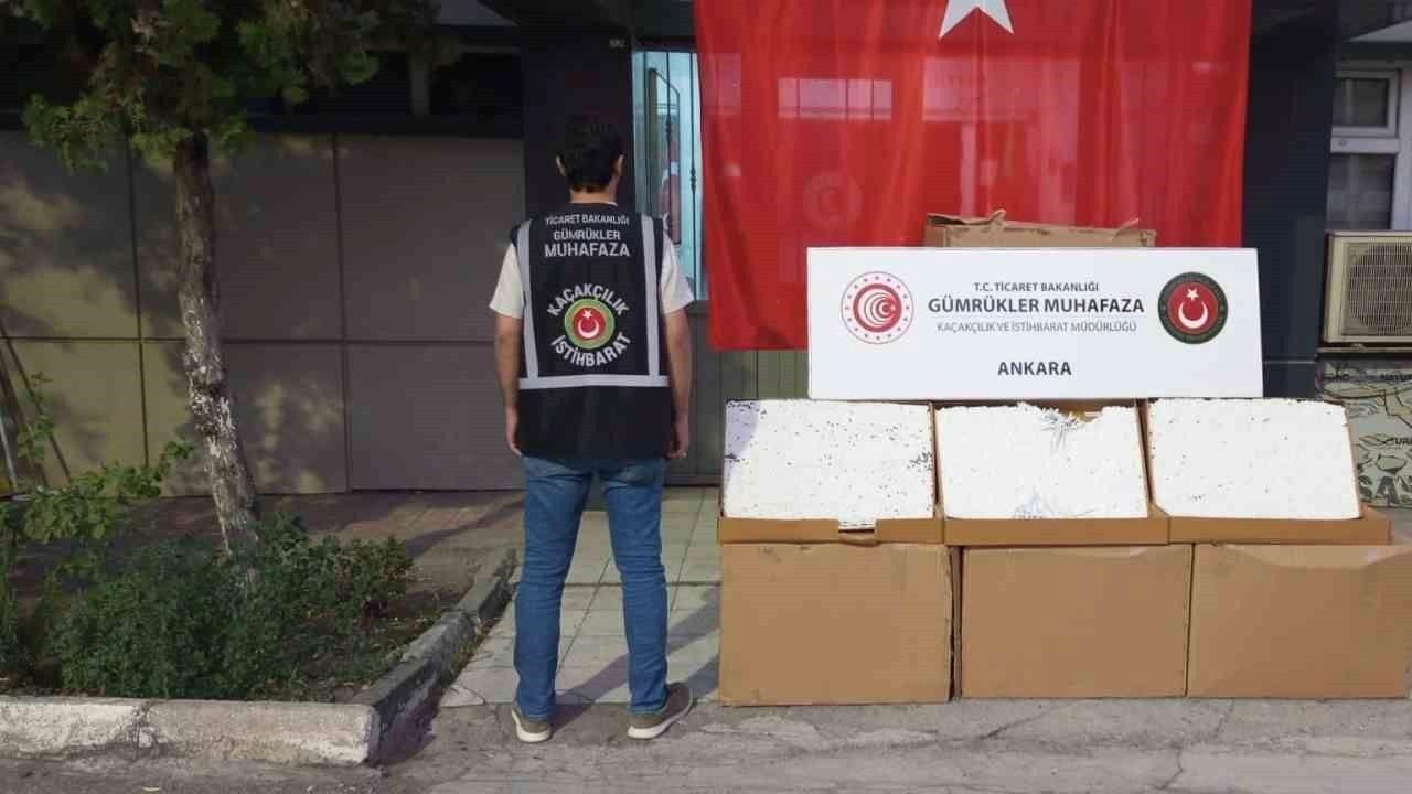 Gümrükler muhafaza ekipleri, değeri 274 milyon TL’yi aşan makaron ve makaron üretim malzemesi ele geçirdi