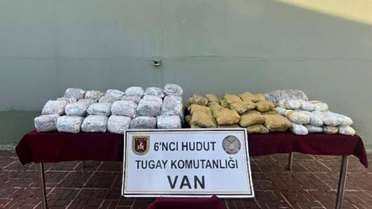 hudut hattında 109 kilogram zehirli madde ele geçirildi