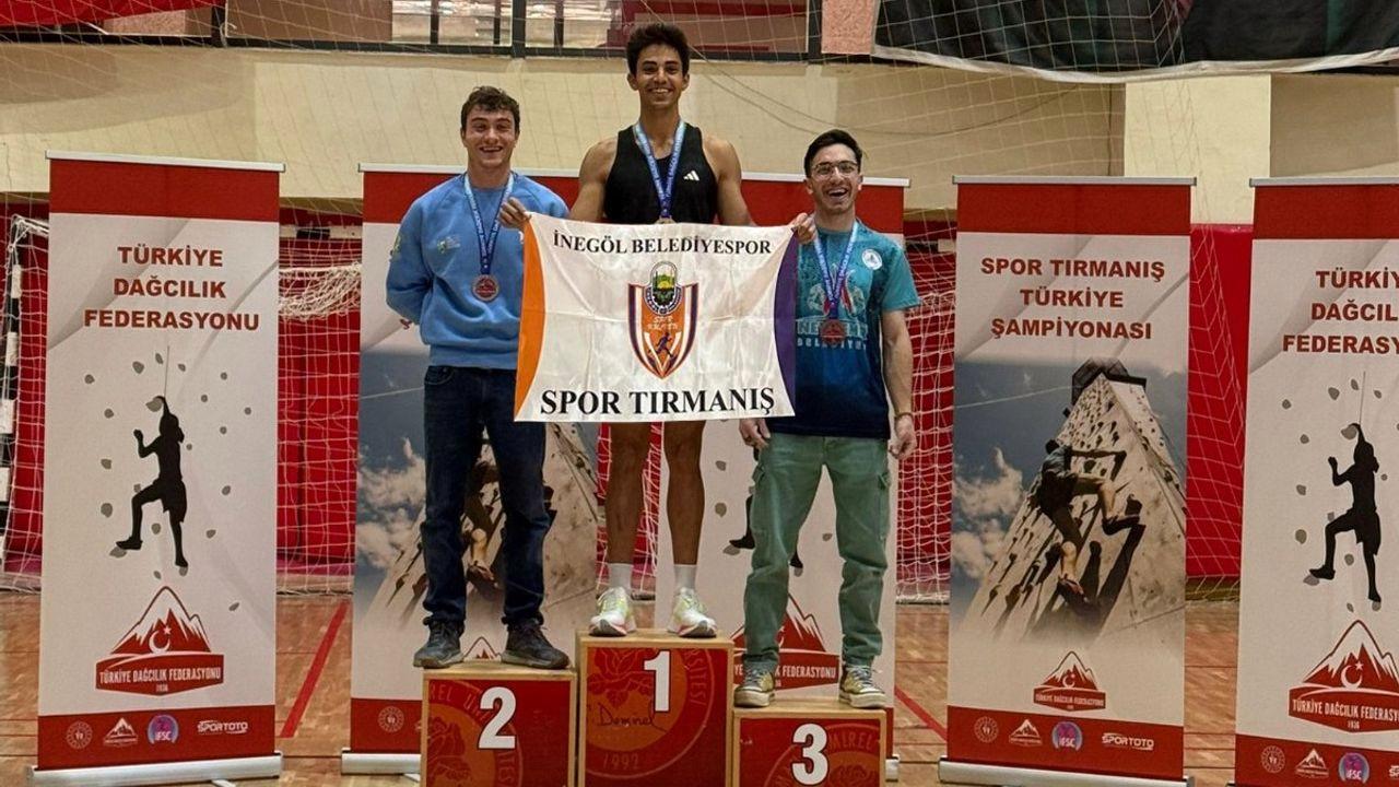 İnegöllü sporcu Türkiye şampiyonu oldu