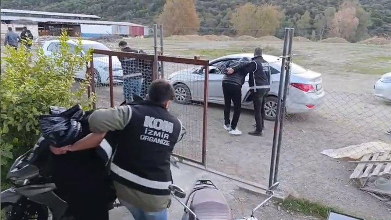 İzmir’de suç örgütüne operasyon: 14 gözaltı