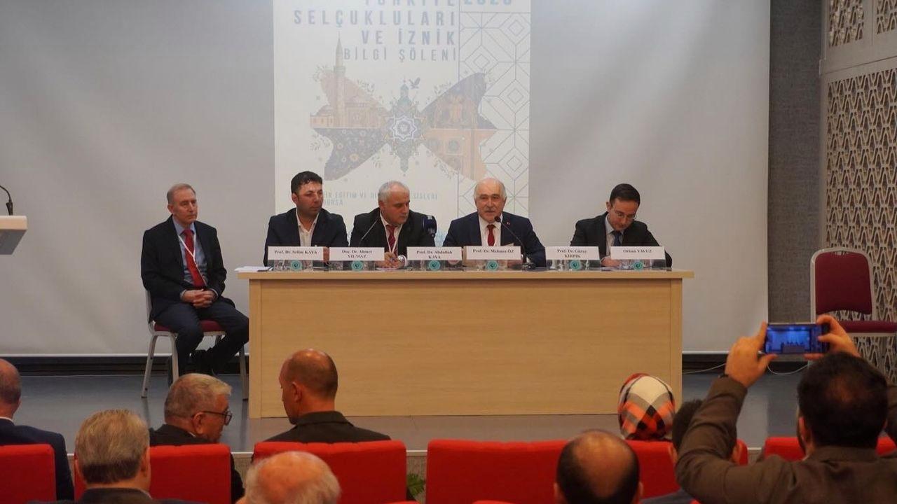 İznik'te “Kuruluşunun 950. Yılında Türkiye Selçukluları ve İznik Bilgi Şöleni”