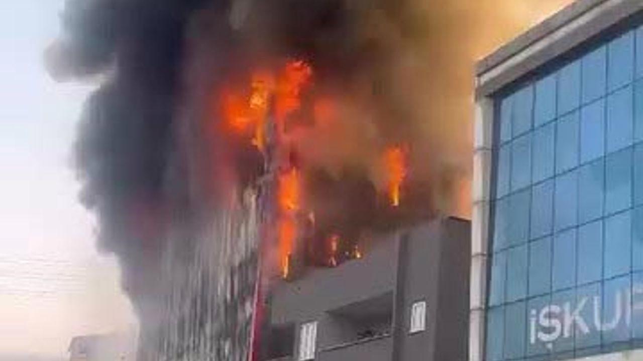 Kocaeli’de iş yerinde yangın, çok sayıda ekip sevk edildi