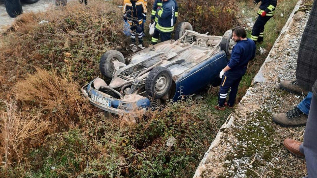 Konya’da otomobil takla attı: 1 ölü